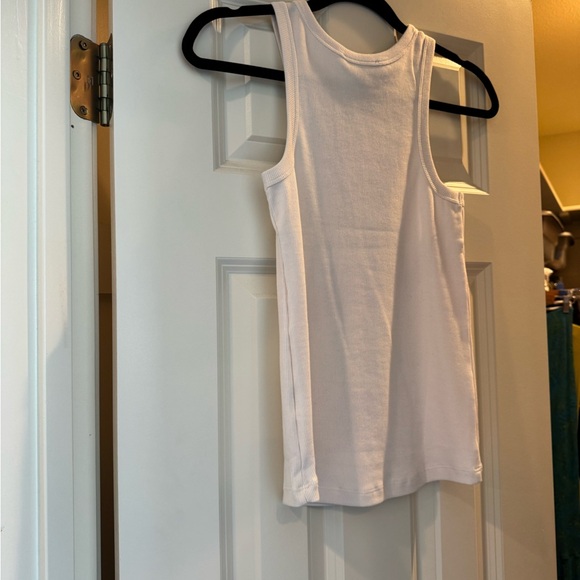 AYR White Ribbed Tank Top - Picture 4 of 4